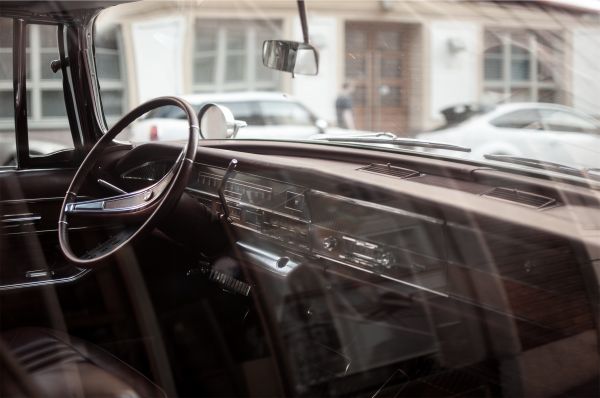 carro, vintage, roda, automóvel, Retro, interior