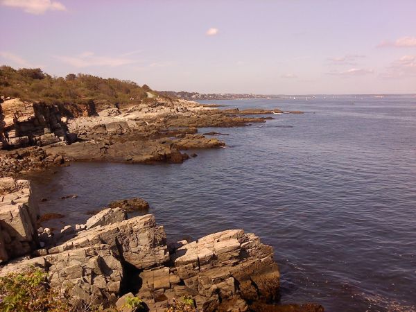 spiaggia, paesaggio, mare, costa, acqua, all'aperto