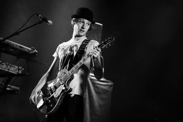 person,music,black and white,guitar,summer,concert