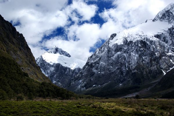 landscape, nature, wilderness, mountain, cloud, walking