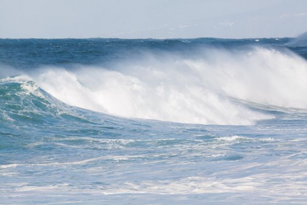 pláž, more, pobrežie, voda, oceán, horizont