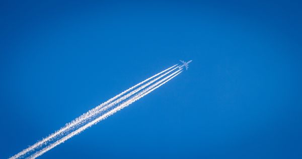 aile,ciel,Piste,vapeur,atmosphère,en volant