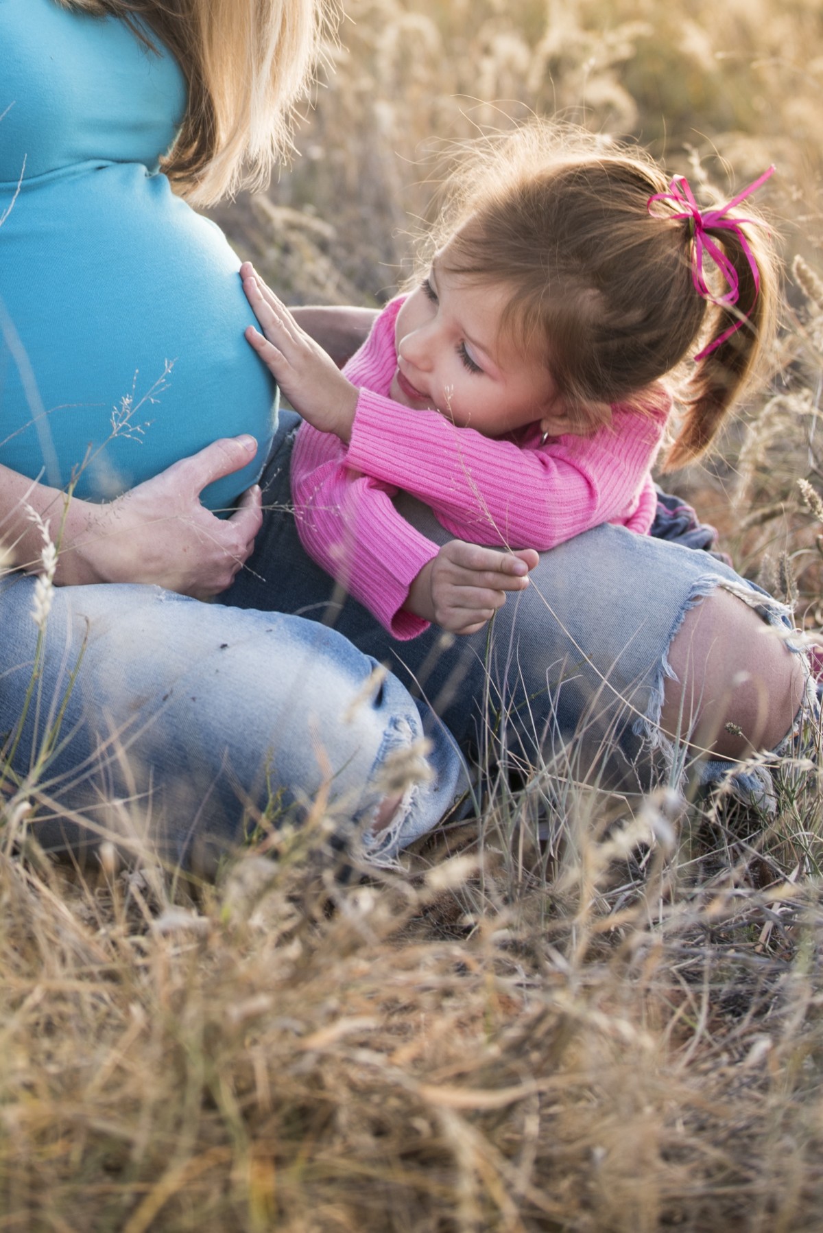 grass, person, people, girl, play, spring, child, baby, motherhood, maternity, mother, toddler, expecting, stomach, anticipation, abdomen, maternal, tummy, pregnant belly