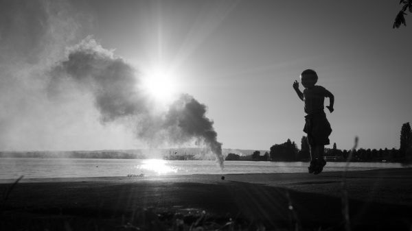 silhouette, light, black and white, white, street, photography