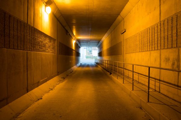 Licht, Nacht-, Sonnenlicht, Tunnel, U-Bahn, Straße