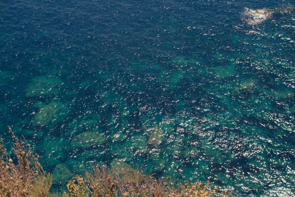 mar, costa, oceano, horizonte, costa, onda