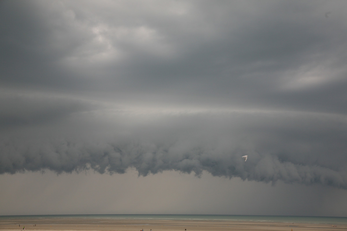 beach, sea, horizon, cloud, sky, cloudy, rain, wind, atmosphere, france, weather, storm, plage, nuage, mer, thunderstorm, francia, orage, pluie, frankreich, pasdecalais, cotedopale, berck, berckplage, bercksurmer, meteorological phenomenon, atmospheric phenomenon, wind wave