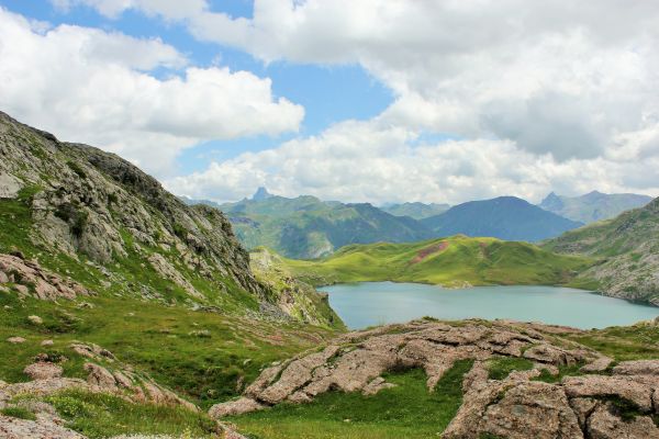 landscape, nature, grass, wilderness, walking, rock