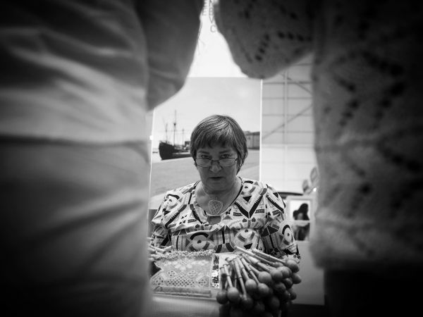 noir et blanc, gens, blanc, rue, homme, la personne