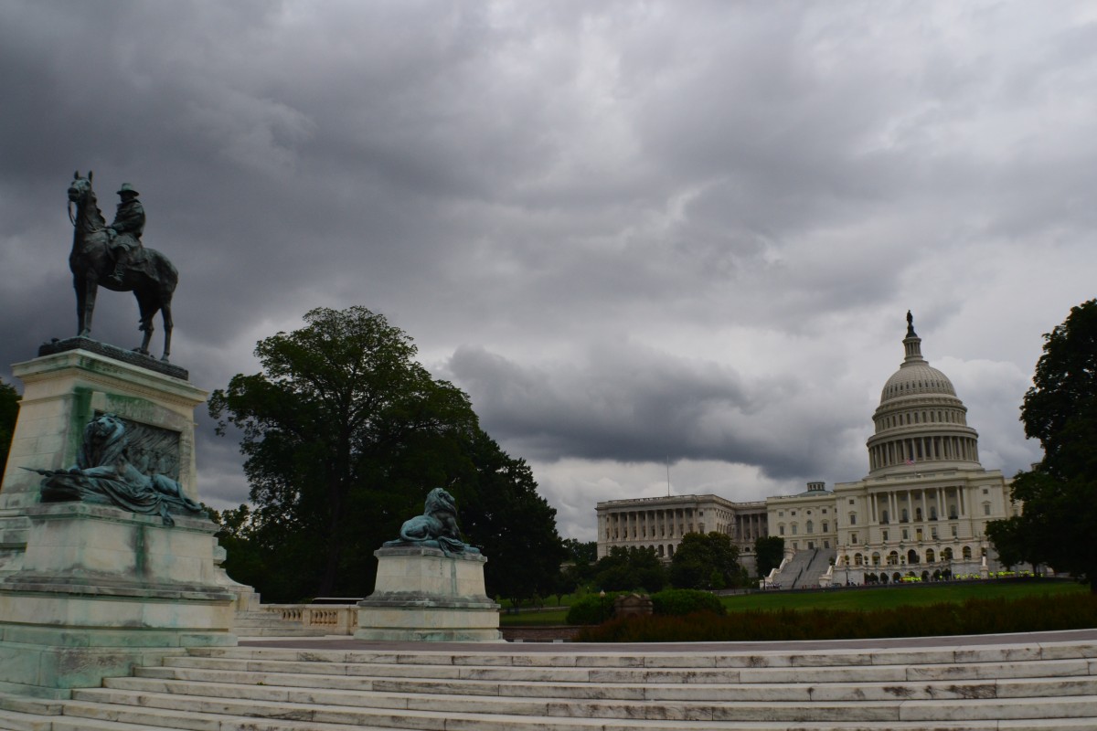 Monumen, patung, tengara, tempat beribadah, Candi, Kongres, Washington DC, sejarah kuno, capitol hill