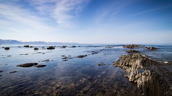 плаж, пейзаж, море, крайбрежие, вода, природа