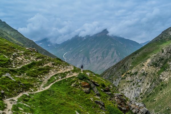 Landschaft, Gehen, Berg, Hügel, Wandern, Weg