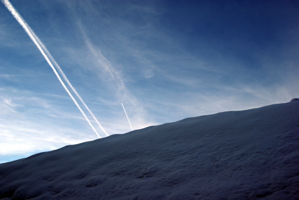 cielo,horizonte,montaña,nieve,invierno,nube