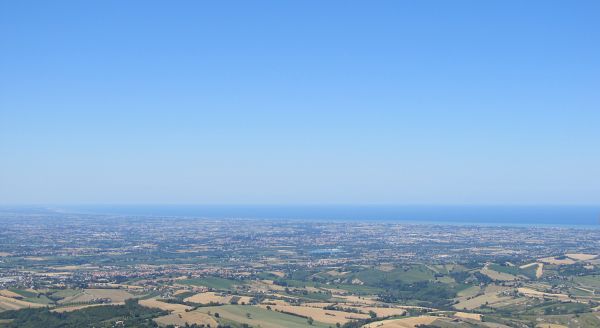 zee,kust,horizon,berg-,landschap,hemel