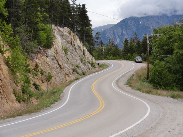 forêt,route,circulation,Autoroute,rue,chaîne de montagnes