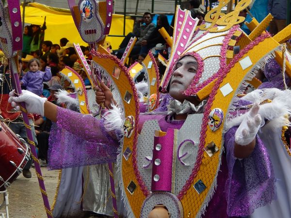 viering,carnaval,Peru,parade,feestelijk,festival