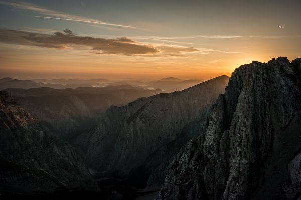 krajobraz, Natura, horyzont, pustynia, Góra, Chmura