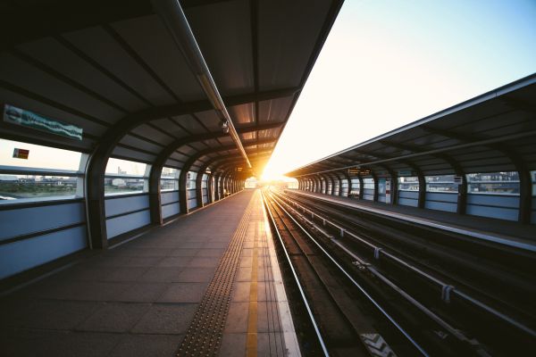 gece,ışık,iz,tren,üst geçit,metro