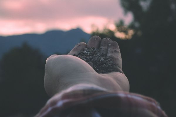 mano, ligero, fotografía, luz de sol, nube, Mañana