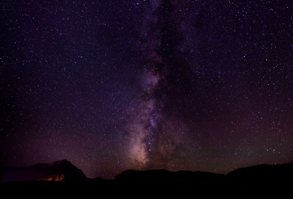 天空, 晚, 星, 银河, 大气层, 星系