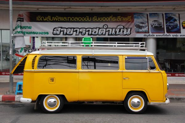 รถ, VW, โฟล์คสวาเก้น, รถตู้, ยานพาหนะ, ขนส่ง