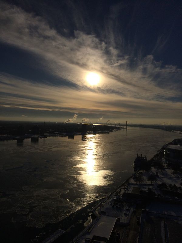 nature, horizon, sea, coast, ocean, winter