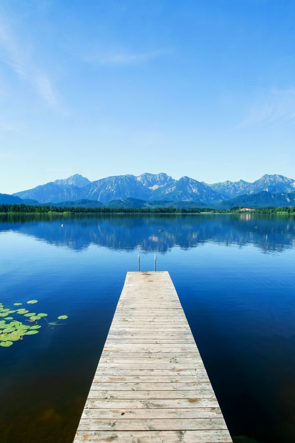 風景,海,自然,地平線,水,山