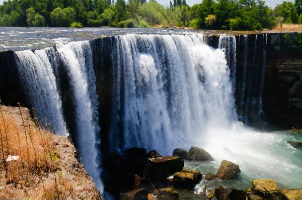 воды,камень,водопад,Никон,Чили,водное пространство