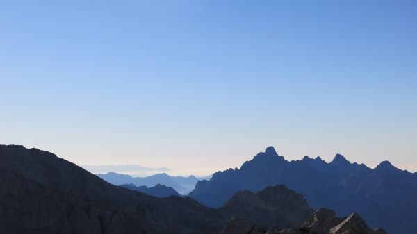 natur,villmark,fjell,horisont,himmel,solnedgang