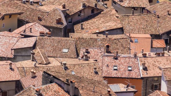 bois,toit,vieux,ruelle,mur,village