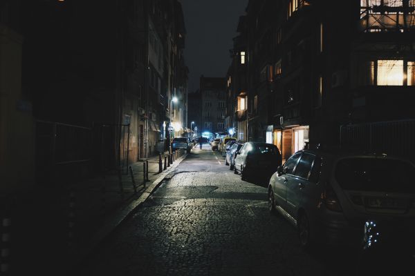 Licht,Nacht-,Stadt,Straße,Straße,Morgen