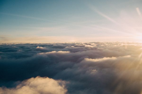 orizzonte,nube,cielo,Alba,tramonto,luce del sole