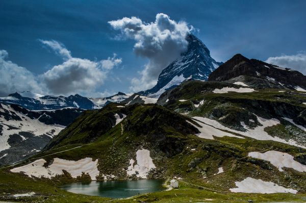 paisaje, naturaleza, desierto, montaña, nieve, para caminar