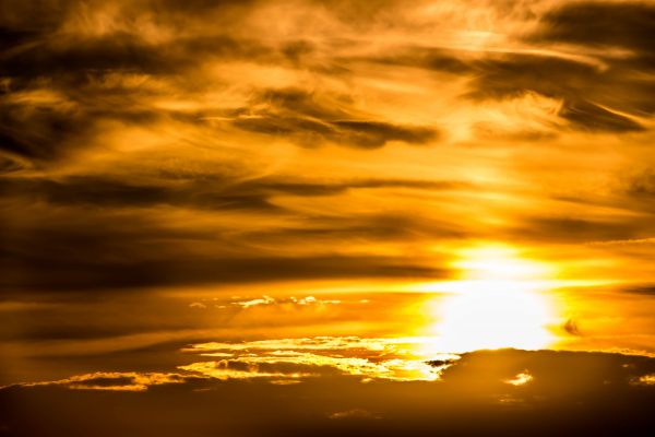 nature, horizon, cloud, sky, sun, light