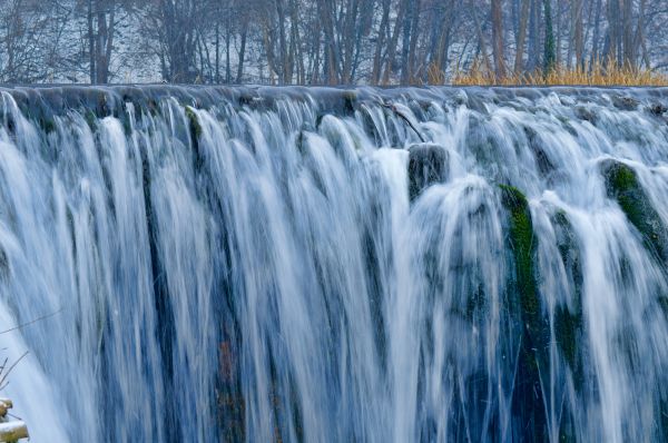 paysage, eau, la nature, de plein air, Roche, cascade