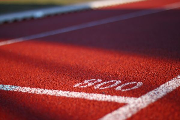 color,carpet,track,sport,red,close up