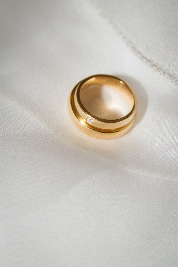 anello, metallo, impegno, matrimonio, nozze, Materiale