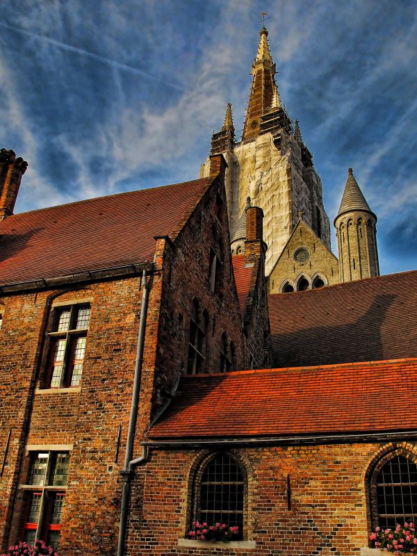 architectuur, huis, stad-, gebouw, reizen, Europa