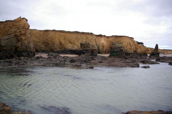 Strand, landskap, hav, kyst, vann, natur