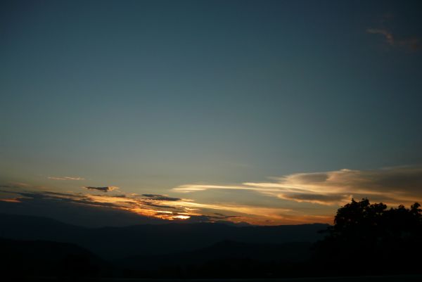 paisaje, naturaleza, horizonte, montaña, nube, cielo