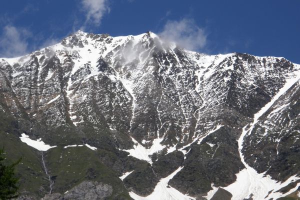 montagna, la neve, inverno, catena montuosa, cresta, alpino