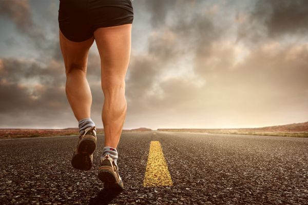 fonctionnement, People in nature, Jambe humaine, eau, ciel, le jogging