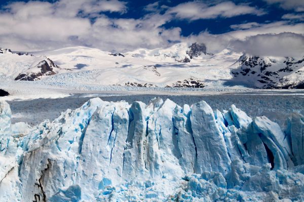 panorama, natureza, montanha, neve, frio, inverno