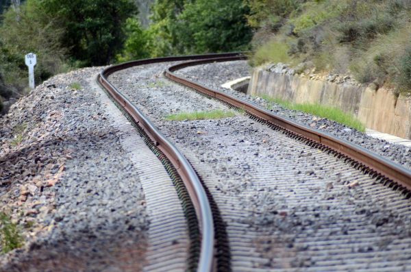 paisaje,horizonte,pista,ferrocarril,perspectiva,antiguo