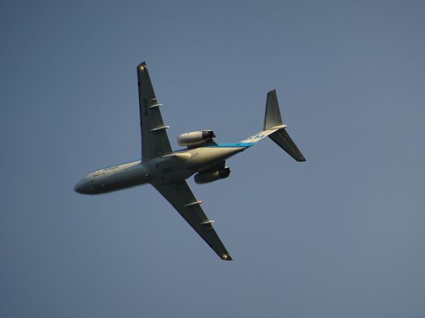 asa, céu, mosca, aeroporto, avião, tecnologia