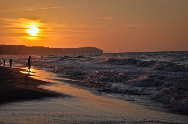 strand,zee,kust,oceaan,horizon,zand