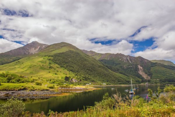 landscape, water, nature, wilderness, mountain, cloud