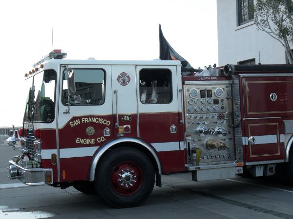 voiture, transport, un camion, véhicule, Californie, San francisco