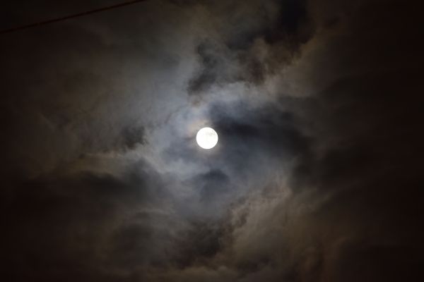 nube,noche,atmósfera,oscuro,Luna,Luna llena