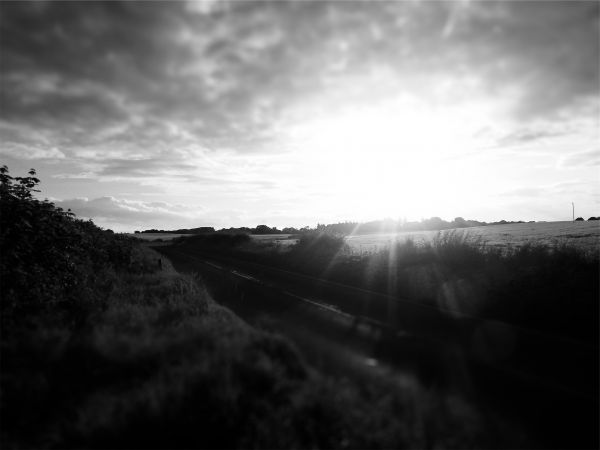 Natur, Horizont, Licht, Wolke, Schwarz und weiß, Himmel